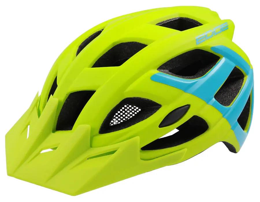Dokud Zásoby Vydrží přilba RM Edge zeleno/modrá vel. M/L 58-61cm