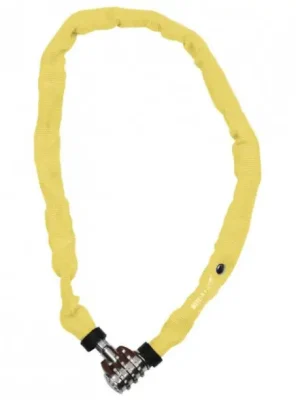 Zámek na kód KRYPTONITE Keeper 465 Combo 4x650mm - Yellow Speciální Cena