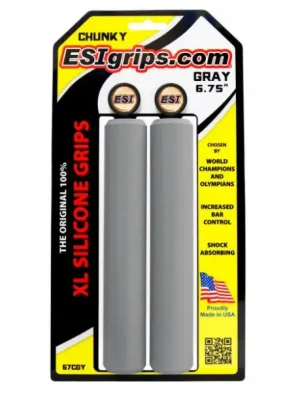 Gripy ESI Chunky XL - grey Akce