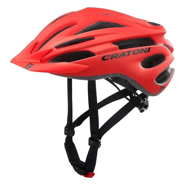 Helma CRATONI Pacer Red Matt - S/M (54-58cm) Poslední Šance