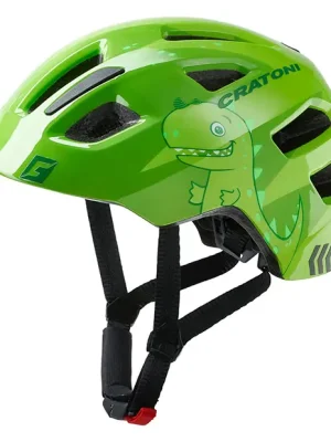 Sezónní Sleva Dětská helma CRATONI Maxster Dino Green Glossy - XS/S (46-51cm)