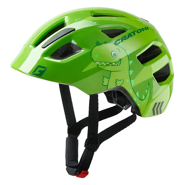 Sezónní Sleva Dětská helma CRATONI Maxster Dino Green Glossy - XS/S (46-51cm)