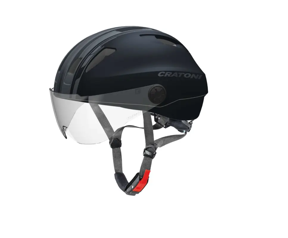 Helma CRATONI Evo Black/Anthracite Matt - S/M (54-58cm) Aktuální