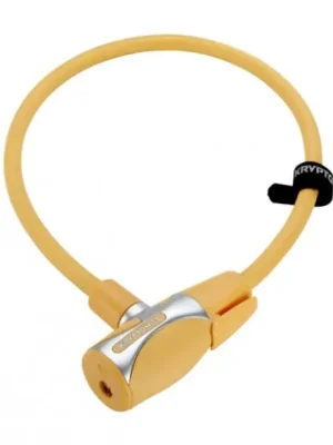 Zámek na klíč KRYPTONITE Kryptoflex 1265 12x650mm - Light orange Akční Cena