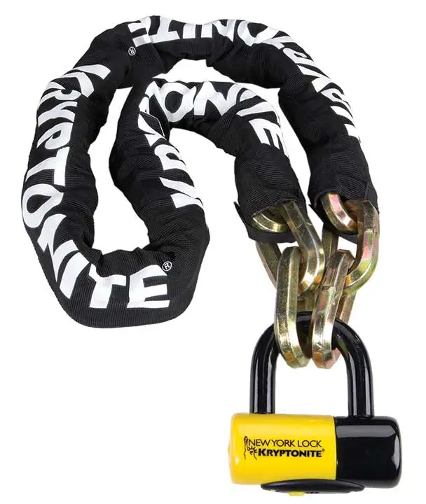 Zámek na klíč KRYPTONITE New York FAHGETTABOUDIT Chain 1415 & NY Disc Lock Doprava Zdarma