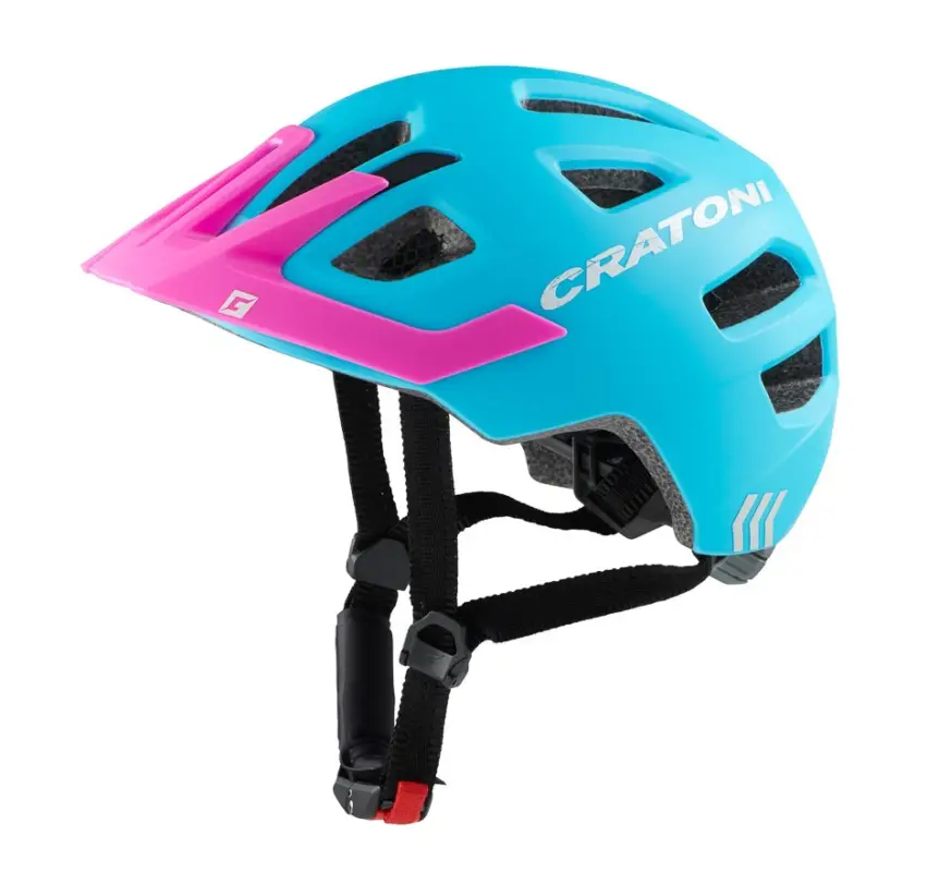 Dětská helma CRATONI Maxster Pro Blue/Pink Matt - S/M (51-56cm) Nejlepší Volba