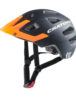 Sleva Dětská helma CRATONI Maxster Pro Black/Orange Matt - XS/S (46-51cm)