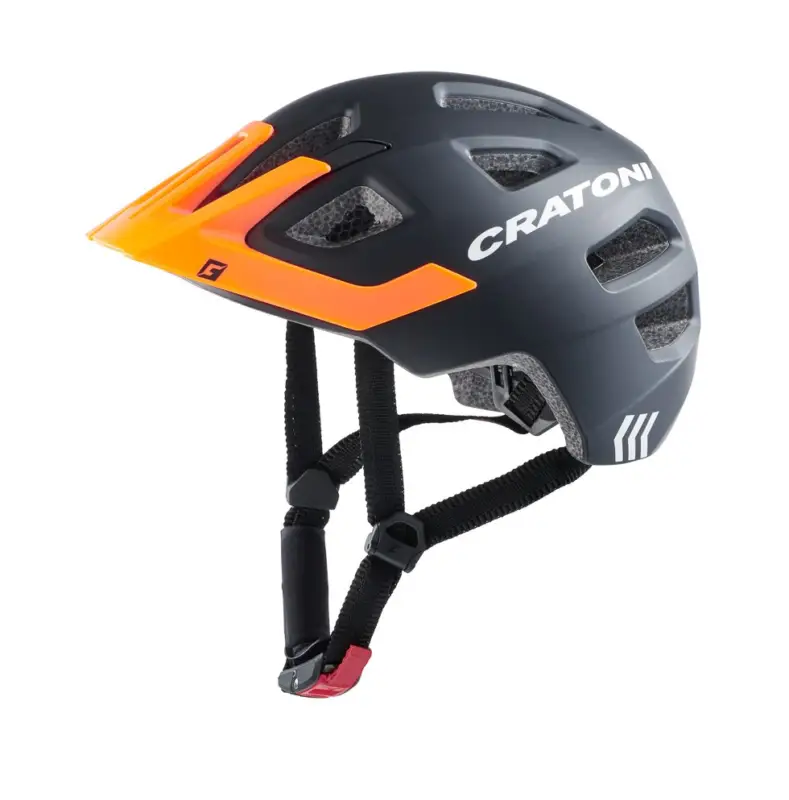 Sleva Dětská helma CRATONI Maxster Pro Black/Orange Matt - XS/S (46-51cm)