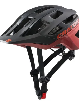 Super Cena Helma CRATONI AllRace Black/Red Matt - S/M (52-57cm)