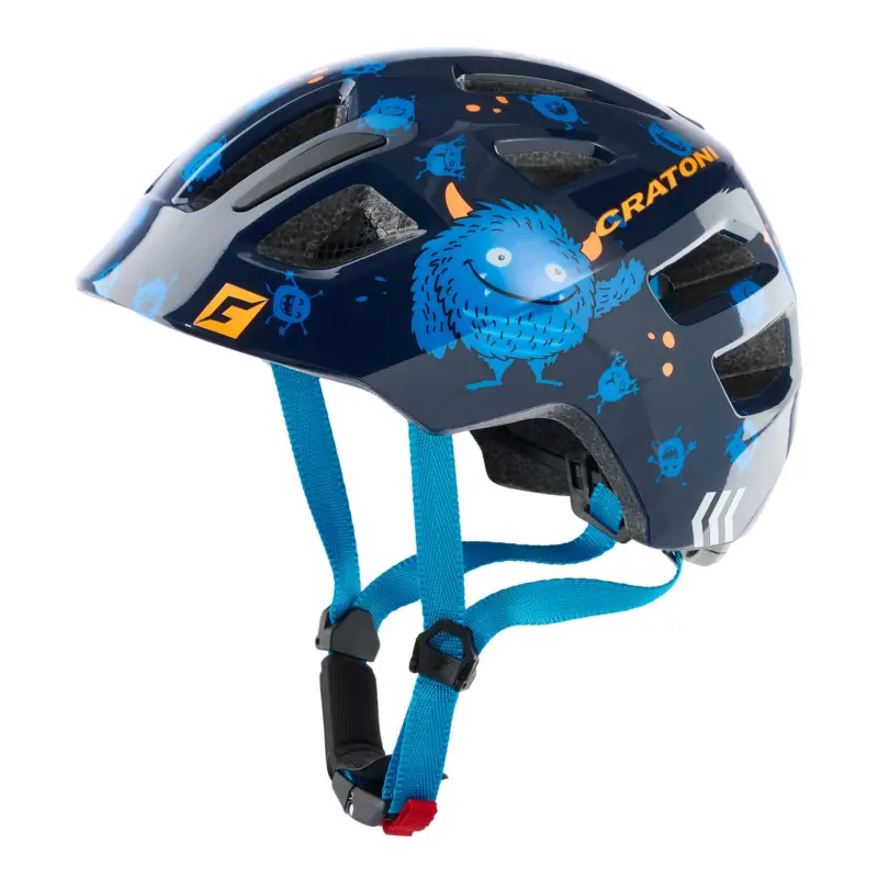 Aktuální Dětská helma CRATONI Maxster Monster Blue Glossy - XS/S (46-51cm)