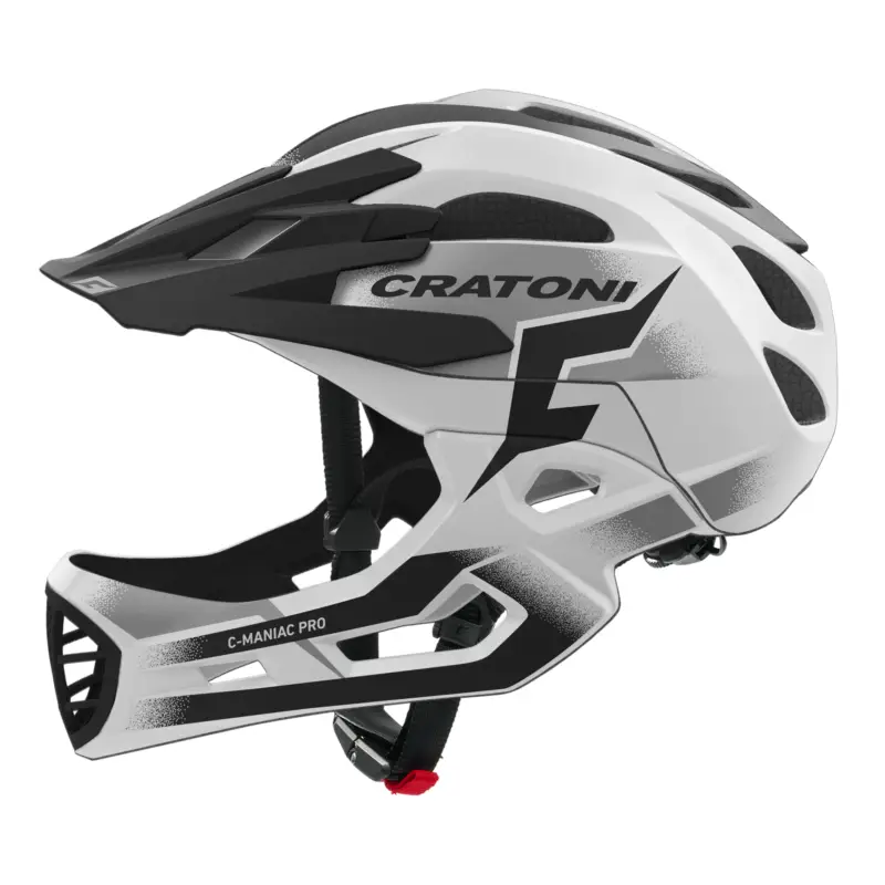 Helma CRATONI C-Maniac Pro White/Black Matt - M/L (54-58cm) Víkendová Akce