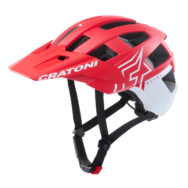 Zlevněný Helma CRATONI AllSet Pro Red/White Matt - S/M (54-58cm)