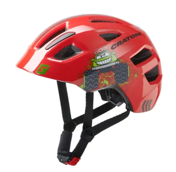 Ověřený Dětská helma CRATONI Maxster Truck Red Glossy - S/M (51-56cm)
