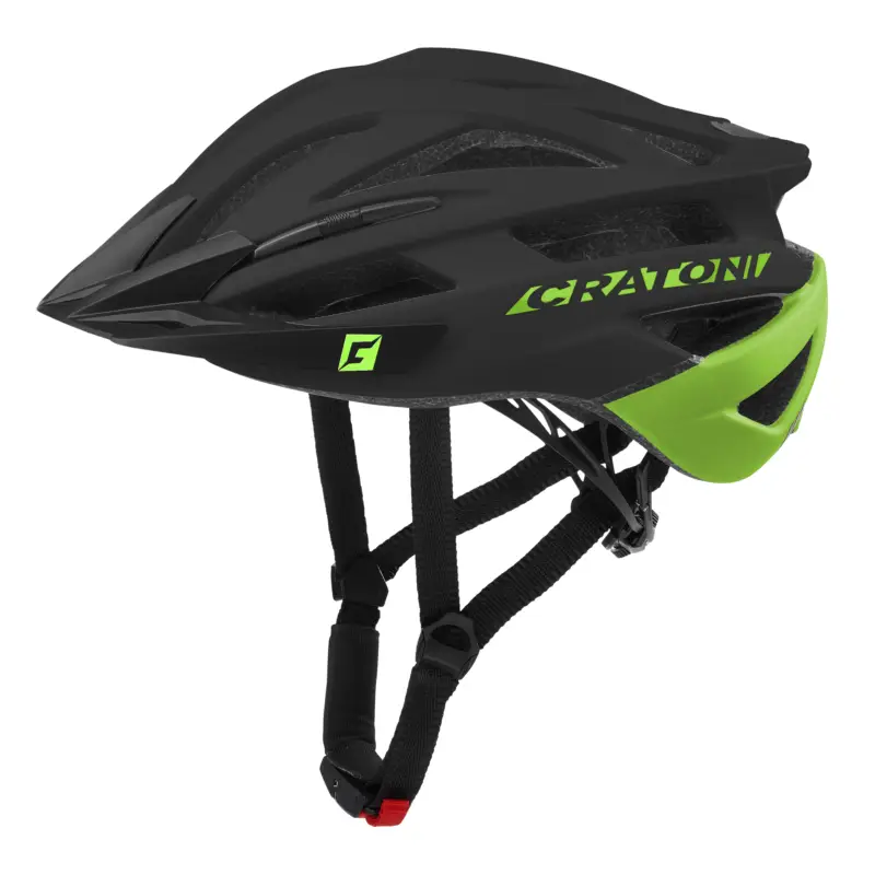 Speciální Cena Helma CRATONI Agravic Black/Lime Matt - S/M (54-58cm)