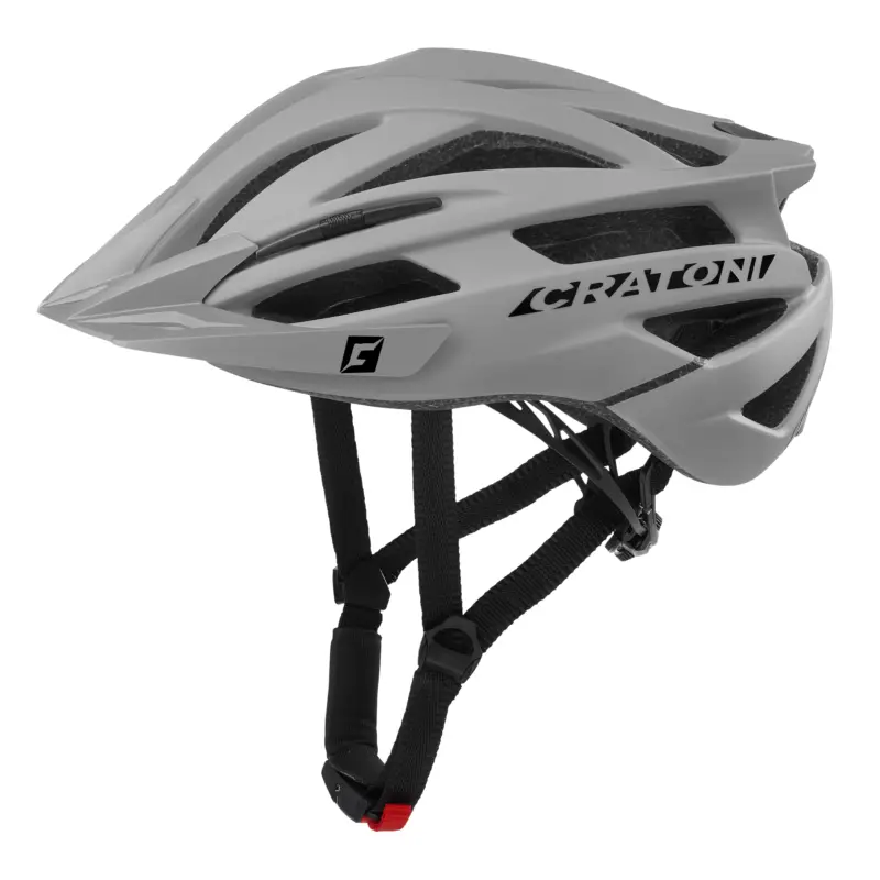 Helma CRATONI Agravic Grey Matt - S/M (54-58cm) Akční Nabídka
