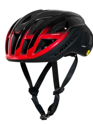 Akční Cena Helma CRATONI C-Zero MIPS Black/Red Glossy Matt - M/L (56-58cm)