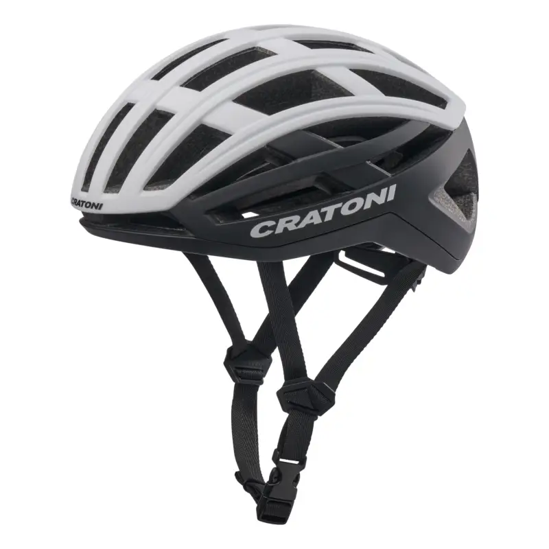 Helma CRATONI C-Airlite White/Black Matt - L/XL (58-61cm) Nakupujte Hned
