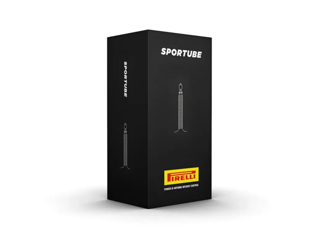 Značkový Duše Pirelli SPORTUBE, 2.5/2.8-27.5", Presta 48mm, Black