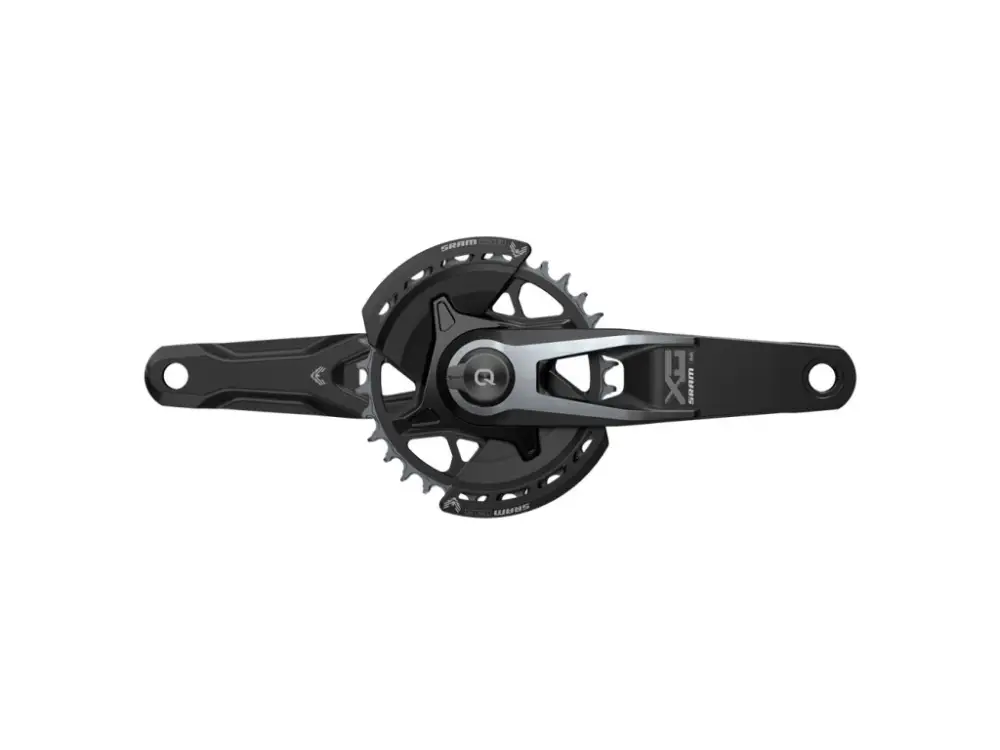 Ověřený Kliky SRAM Powermeter X0 Eagle Spindle Q174 CL55 DUB MTB Wide 175mm Black 2-guards 32z T-T