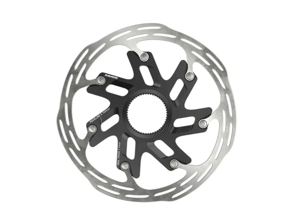 Ověřený Kotouč SRAM Paceline X CenterLock 140mm Rounded (balení obsahuje lockring s vnitřním zámke
