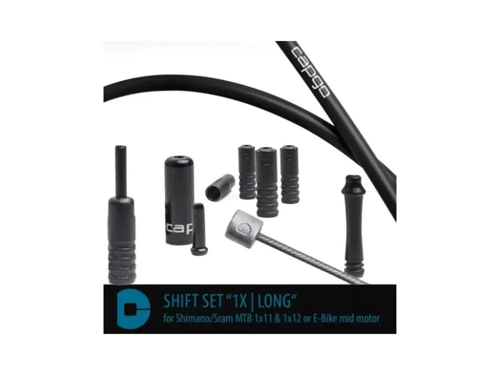 capgo BL řadící set "1x|dlouhý" pro Shimano/Sram MTB 1x11 & 1x12 nebo E-Bike střed. motor Nakupujte Hned