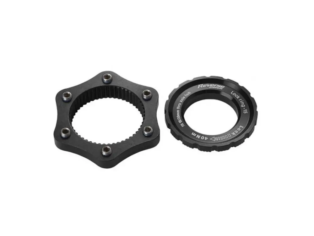 Adaptér Reverse kotouče diskové brzdy centerlock/6-otv. Black Super Cena