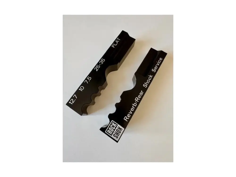 Vložky do svěráku RockShox - Reverb/Zadní tlumiče - 7.5mm, 10mm, 12.7mm, 25-35mm (použití Víkendová Akce