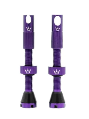 Aktuální Peaty's ventilky Chris King X Tubeless Valves MK2 42mm Violet
