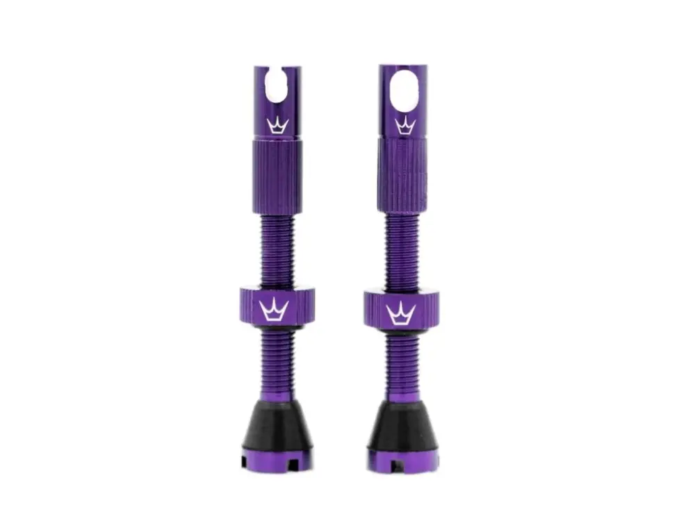 Aktuální Peaty's ventilky Chris King X Tubeless Valves MK2 42mm Violet