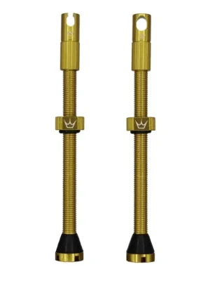 Peaty's ventilky Chris King X Tubeless Valves MK2 80mm Gold Omezená Nabídka