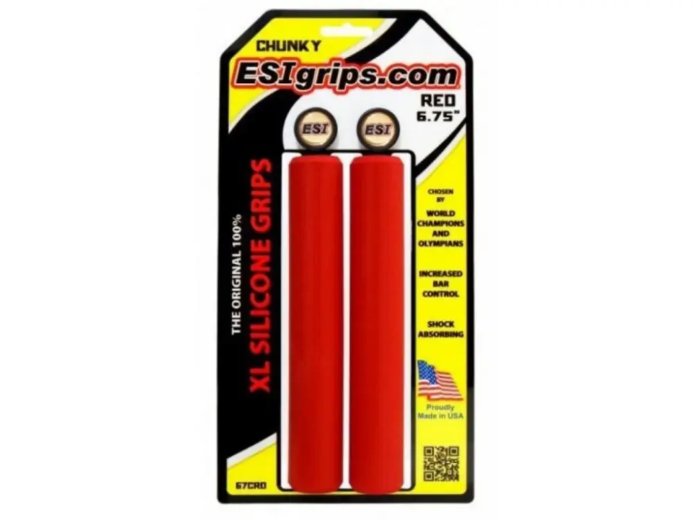 Gripy ESIgrips Chunky XL Red Vrácení Zdarma