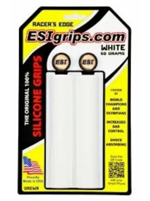 Pouze Dnes Gripy ESIgrips Racer´s Edge White