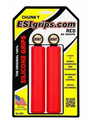 Gripy ESIgrips Chunky Red Sezónní Sleva