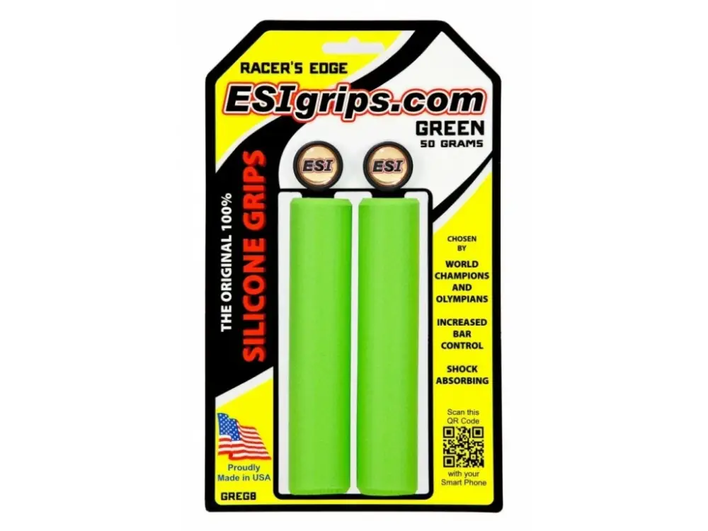 Gripy ESIgrips Racer´s Edge Green Přímo Od Výrobce