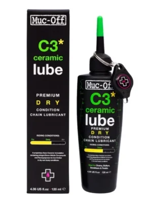 MUC-OFF C3 DRY CERAMIC LUBE - Mazivo na řetěz s keramikou do sucha Víkendová Akce