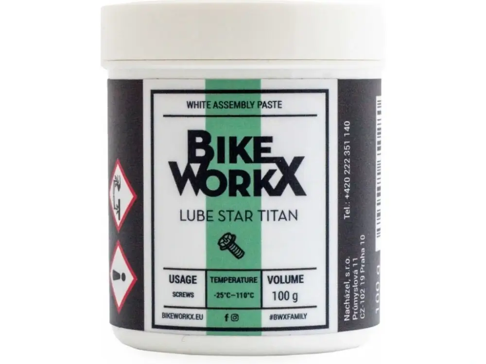 Vazelína BikeWorkX Lube Star Titan dóza 100g Značkový