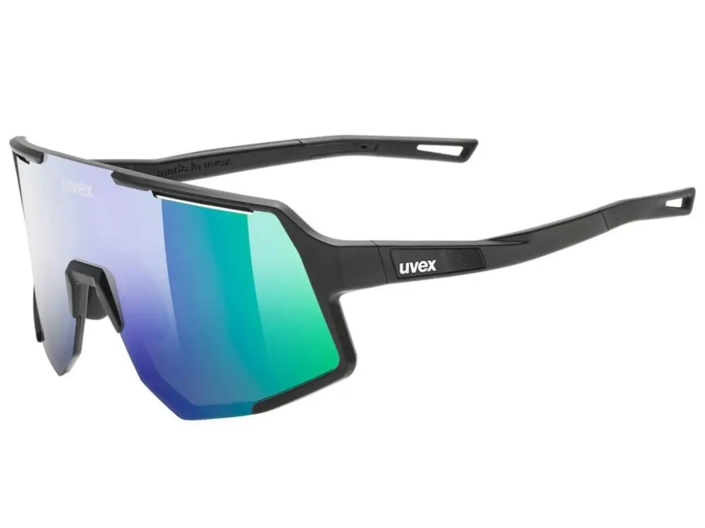 Uvex brýle Sequenze Black Matt/Mirror Green Nízká Cena