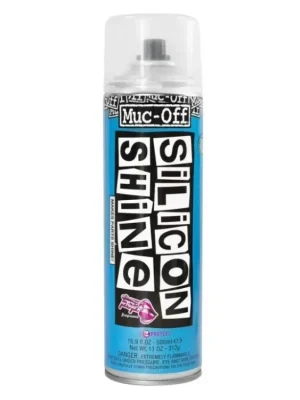 MUC-OFF SILICON SHINE 500 ml - Silikonový sprej pro lesk, obnovení barvy a ochranu Výprodej
