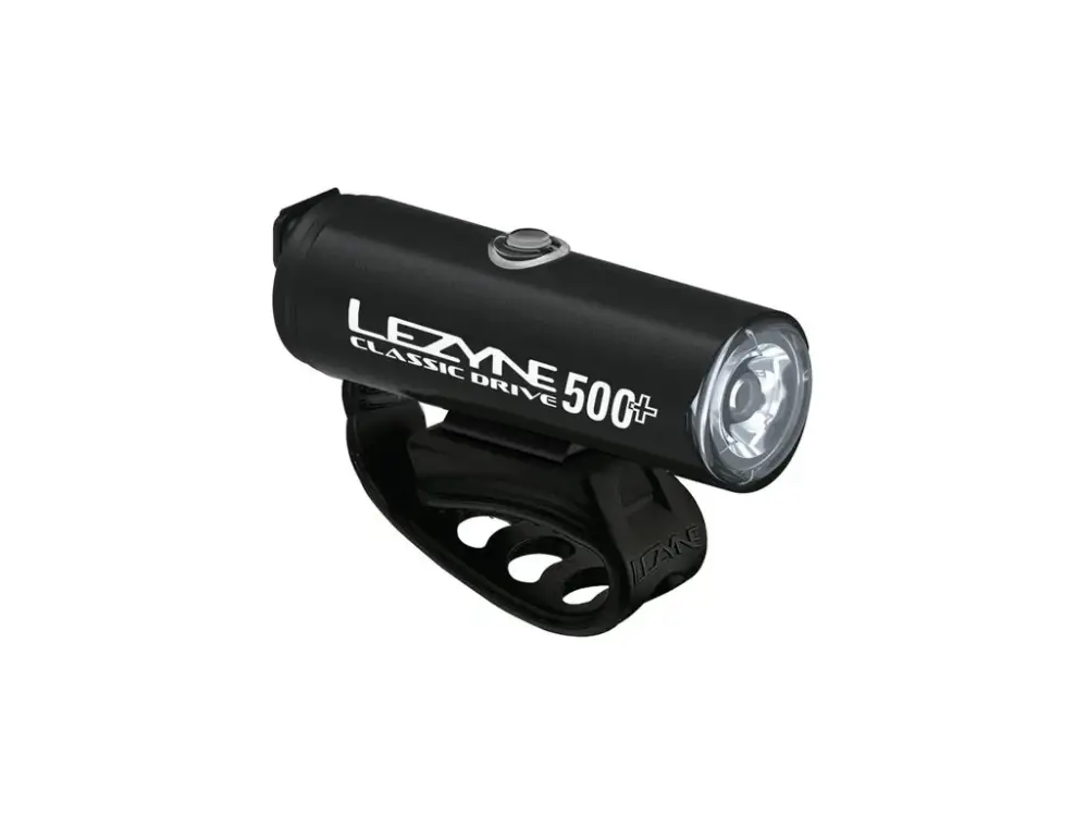 Rychlé Dodání Lezyne světlo přední Classic Drive 500+ Satin Black