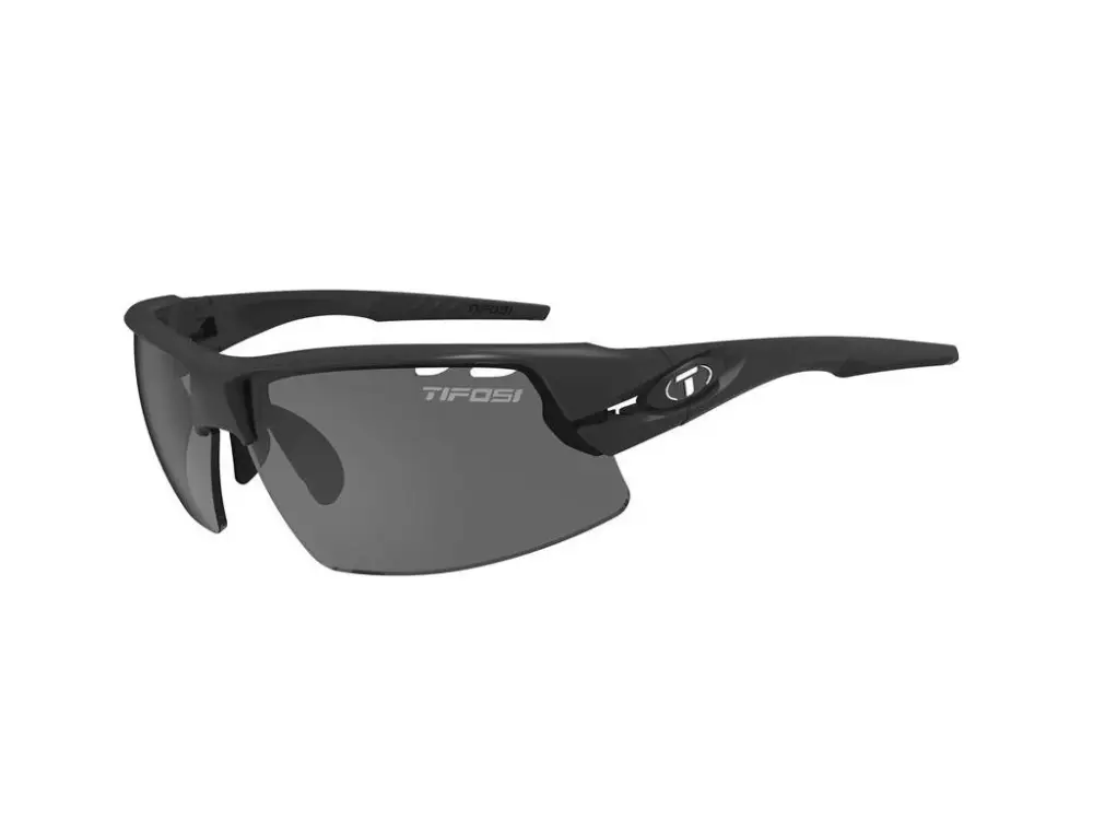 Tifosi brýle Crit Matte Black (Smoke/AC Red/Clear) Zlevněný
