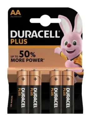 Duracell Baterie tužkové AA Basic 4 kusy Finální Výprodej