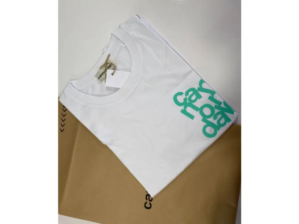 Cannondale triko Lifestyle T-Shirt White/Turquoise Horká Nabídka