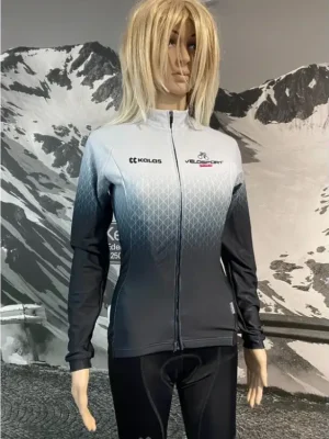Velosport dres dlouhý Andorra Elite 40 W Grey/Pink Akční Nabídka