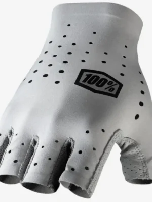 100% rukavice SLING Bike Short Finger Gloves Grey Finální Výprodej