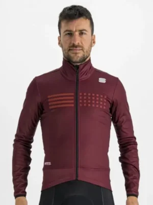Bunda Sportful Tempo Jacket Red/Wine Akční Cena