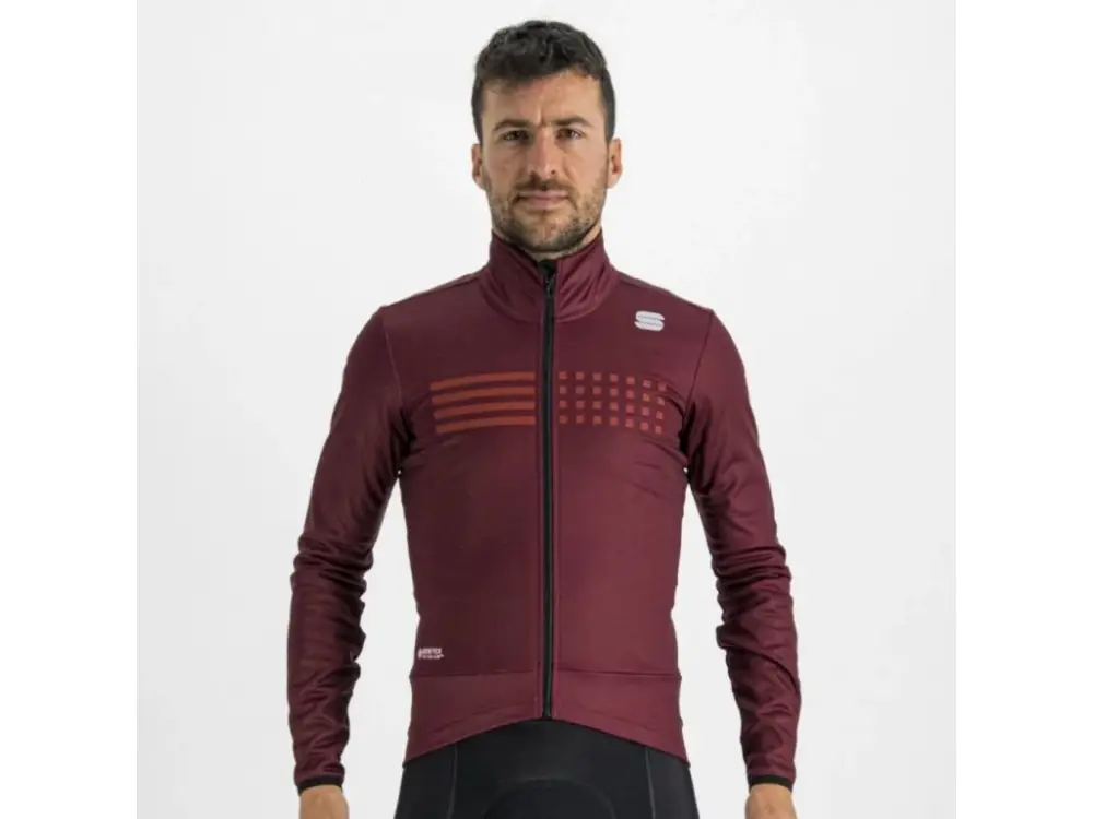 Bunda Sportful Tempo Jacket Red/Wine Akční Cena