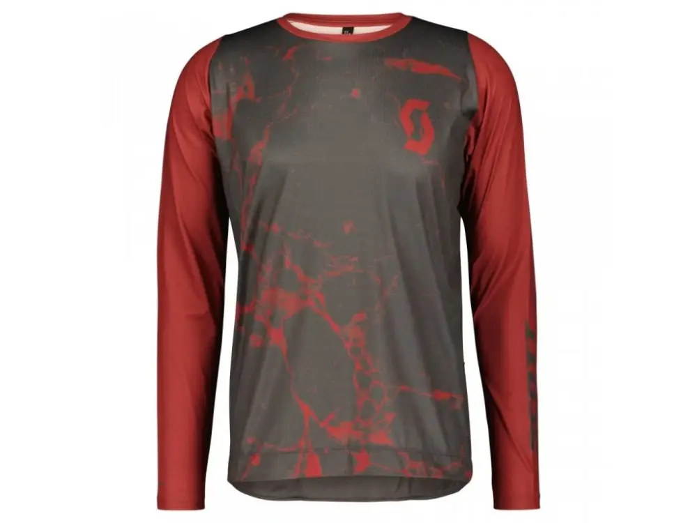Dres Scott Trail Vertic LS Tuscan Red/Dark Grey Hit Sezóny