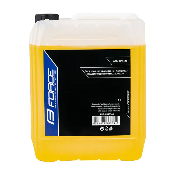 Čistič Force Pro k doplnění - 5l - žlutý Extra Must-Have