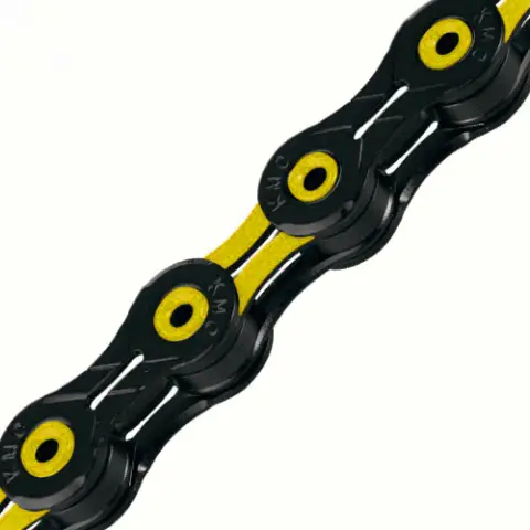 Must-Have řetěz KMC X-11 SL DLC žluto/černý v krabičce