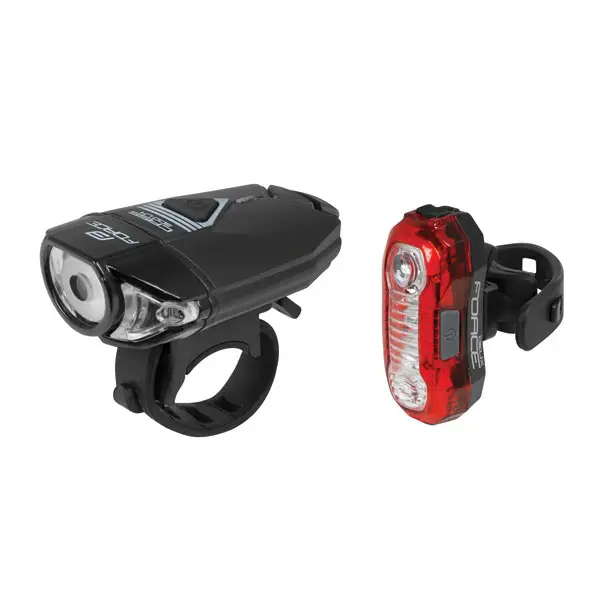 Sada světel Force Express USB přední+zadní Výhodná Nabídka